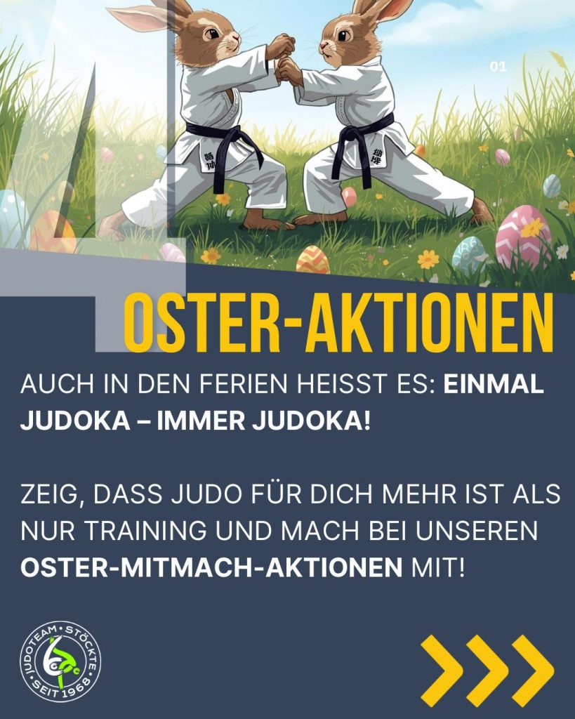 Osterferien Aktionen der Judoabteilung des HSV Stöckte